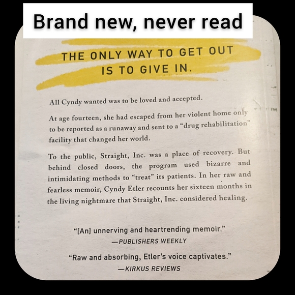 5/$25 dead inside, book by Cindy Etler, new, never read - Picture 2 of 3